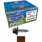 #14 x 1"  Metal ROOFING SCREWS - Hex Washer Head - Self starting/self tapping - EPDM washer. Colored head.