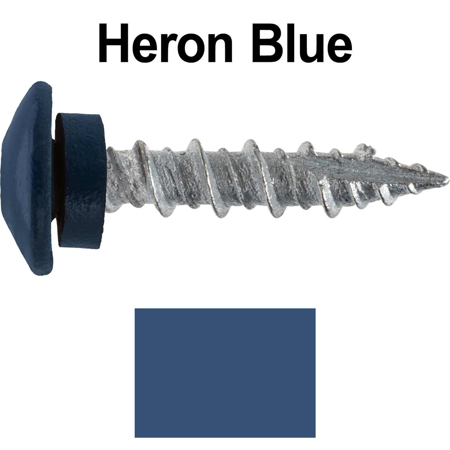 10 X 1" - LOW PROFILE Star Head Roofing Screws - HI-LO Thread - Metal To Wood - T25 Torx Drive Head - EPDM washer.