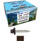 12 x 1-1/2" Stainless Steel Metal Roofing Screw - Hex Washer Head - Self starting/self tapping - EPDM washer. Colored head.
