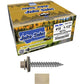 #12 x 1-1/2"  RE-GRIP METAL ROOFING SCREWS - Hex Washer Head - Self starting/self tapping - EPDM washer. Colored head.