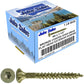 #8 x 3/4" - 2" Bronze Exterior Coated Wood Screw Torx/Star Drive Head - Multipurpose Exterior Coated Torx/Star Drive Wood Screws