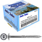 #15 Stainless Steel Construction Lag Screw  T-30 Torx/Star Drive Heavy Duty Lag Screw - Modified Truss Washer Head