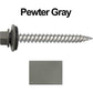 12 x 2"  Stainless Steel Metal Roofing Screw - Hex ReGrip Washer Head - Self starting/self tapping - EPDM washer. Colored head.