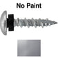 10 X 1" - LOW PROFILE Star Head Roofing Screws - HI-LO Thread - Metal To Wood - T25 Torx Drive Head - EPDM washer.