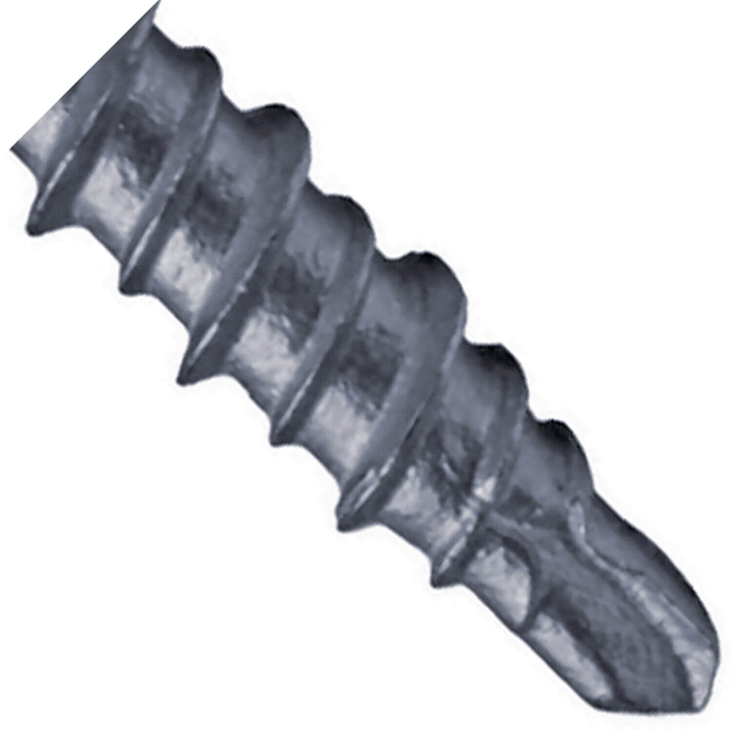 #10 x 2" Mini Driller Sheet Metal Roofing Screw - Hex Washer Head -  Self starting metal to wood siding screws. EPDM washer. Colored head.