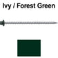 #10 x 4" Metal ROOFING SCREWS - Hex Washer Head - Self starting/self tapping - EPDM washer. Colored head.