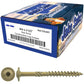 #14 Construction Lag Screws - Exterior Coated Torx/Star Drive Heavy Duty Structural Lag With Modified Truss Washer Head