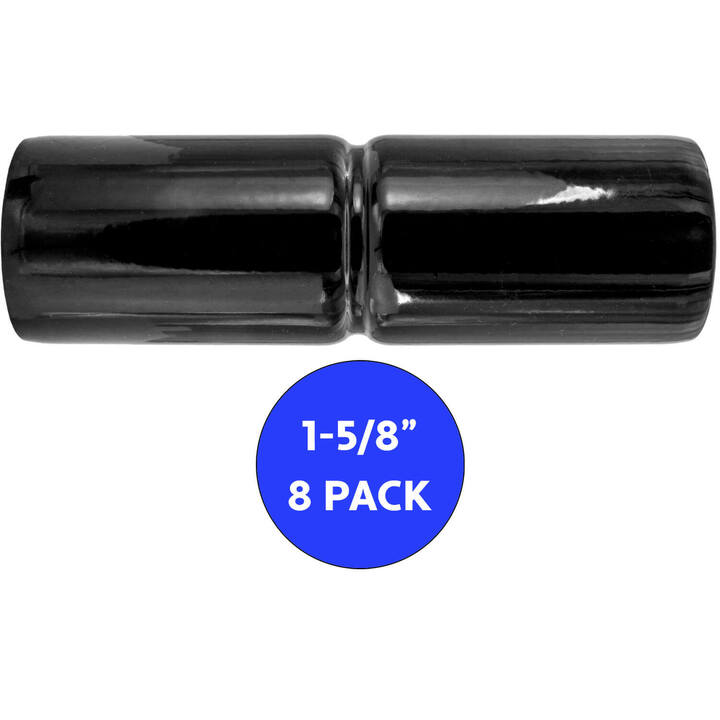 Black Top Rail Sleeve fits Over top rail to join together another top rail of equal diameter. Top Rail Sleeves can also be called a chain link fence Top Rail Connector or Top Rail Adapter