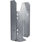 Wood Fence Rail Bracket For 2x4 Dimensional Lumber. Galvanized Steel to Resist Rusting