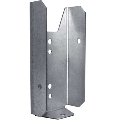 Wood Fence Rail Bracket For 2x4 Dimensional Lumber. Galvanized Steel to Resist Rusting