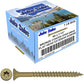 #8 x 3/4" - 2" Bronze Exterior Coated Wood Screw Torx/Star Drive Head - Multipurpose Exterior Coated Torx/Star Drive Wood Screws