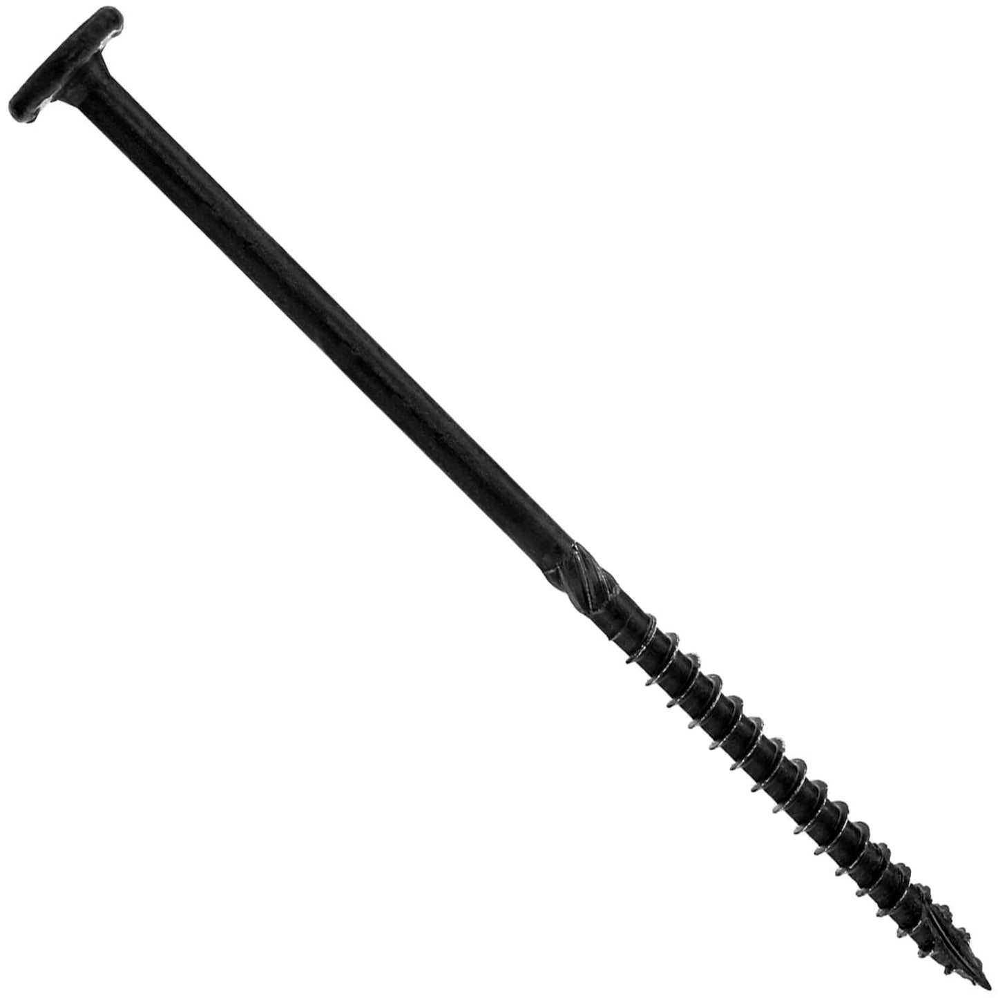 #15 Black Wafer Head Structural Lag Screws. Used for Log Construction, Timber Framing, Laminated Beams and Pole Barns Among Other Uses. T-30 Torx/Star Drive