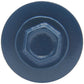 #10 X 1" HI-LO Zinc Aluminum Cap Metal Roofing Screws - Hex Washer Head - Self starting/self tapping - EPDM washer. Colored head.