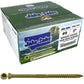 #9 Bronze Star Trim Head Wood Screw Torx/Star Drive Head - Multipurpose Exterior Coated Torx/Star Drive Wood Screws