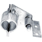 ROLLING/SLIDING GATE LATCH: For 1-5/8" & 1-7/8" (2") chain link gate pipe sizes - "ROLO" GATE LATCH