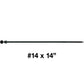 #14 Heavy Duty Black Timber/Log/Landscaping Wood Screws - Exterior Coated Heavy Duty Screws
