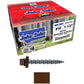 #10 x 1-1/2" Metal ROOFING SCREWS - Hex Washer Head - Self starting/self tapping - EPDM washer. Colored head.