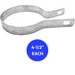 Tension Band for Chain Link Fence - Manufactured from Galvanized Steel to Prevent Rust. Tension Bands Wrap Around the Pipe on the Fence and Attach to a Tension Bar Holding the Chain Link Mesh