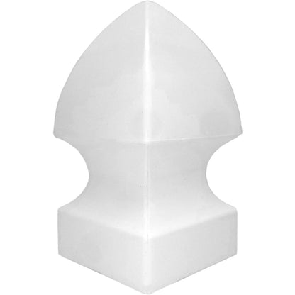 White Vinyl Post Caps – For 4" & 5" Vinyl Fence Posts