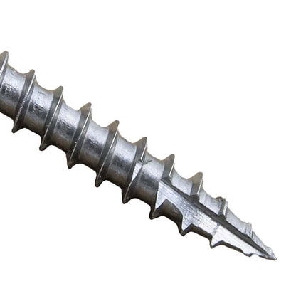 #9 x 3" Silver Star Stainless Steel TRIM HEAD Screw Torx/Star Drive Head-Stainless Steel TRIM HEAD Wood Screws - 305 Stainless Steel Torx/Star Drive Wood Screws - FULL BOX ~2,000 Screws (OVERSTOCK)