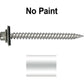 12 x 2-1/2" Stainless Steel Metal Roofing Screw - Hex Washer Head - Self starting/self tapping - EPDM washer. Colored head.