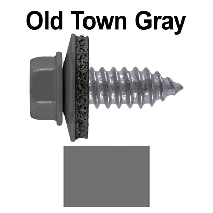 17 x 3/4" Metal Roofing Screws - Metal Panel to Metal Purlins and Recovery Screws - Hex Washer Head - EPDM washer.