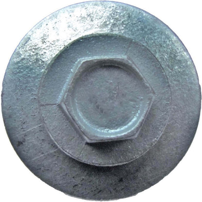 #12 x 2-1/2" RE-GRIP METAL ROOFING SCREWS - Hex Washer Head - Self starting/self tapping - EPDM washer. Colored head.