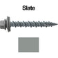 10 x 1-1/2" Metal ROOFING SCREWS - Hex Head Sheet Metal Roof Screw. Self starting metal to wood siding screws. EPDM washer (250 Count)