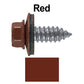 17 x 3/4" Metal Roofing Screws - Metal Panel to Metal Purlins and Recovery Screws - Hex Washer Head - EPDM washer.