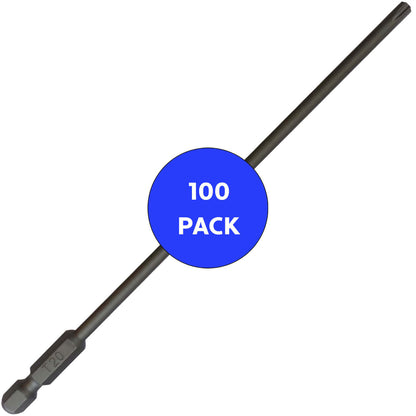 T20 (T-20) Torx/Star Driver Bit - Color Coded Torx/Star Drive Quick Change Shank Bit for Screws and Fasteners Requiring T20 (T-20)