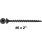 Gray Phosphate Coarse Thread Drywall Screws - Drywall, Gypsum board, Sheet rock, Plasterboard Screws. Use for all purpose wood screws.