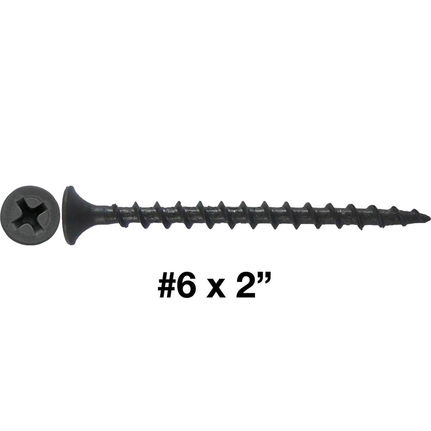 Gray Phosphate Coarse Thread Drywall Screws - Drywall, Gypsum board, Sheet rock, Plasterboard Screws. Use for all purpose wood screws.