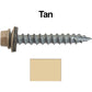 #14 x 1-1/2" Metal ROOFING SCREWS(250) Screws Hex Washer Head Sheet Metal Roof Screw. Self starting/self tapping metal to wood with EPDM washer. Colored head. For corrugated roofing