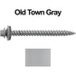12 x 2-1/2" Metal ROOFING SCREWS - Hex Washer Head - Self starting/self tapping - EPDM washer. Colored head.
