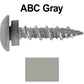 10 X 1" - LOW PROFILE Star Head Roofing Screws - HI-LO Thread - Metal To Wood - T25 Torx Drive Head - EPDM washer.