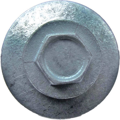 12 x 2"  Stainless Steel Metal Roofing Screw - Hex ReGrip Washer Head - Self starting/self tapping - EPDM washer. Colored head.