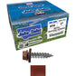 #14 x 1"  Metal ROOFING SCREWS - Hex Washer Head - Self starting/self tapping - EPDM washer. Colored head.