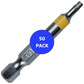 T10 (T-10) Torx/Star Driver Bit - Color Coded Torx/Star Drive Bit for Screws and Fasteners Requiring T10 (T-10) Size Bits