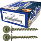 #14 Construction Lag Screws - Exterior Coated Torx/Star Drive Heavy Duty Structural Lag With Modified Truss Washer Head