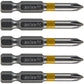 Phillips Driver Bits - with 1/4" Quick Change Shank