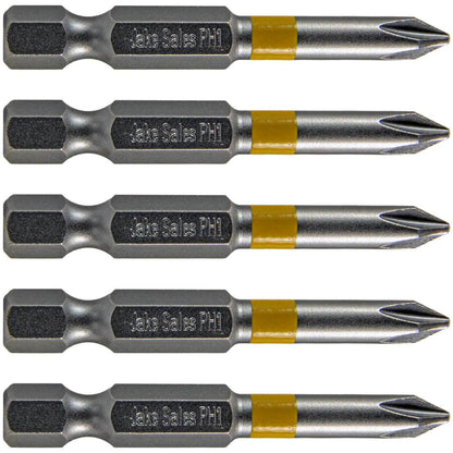 Phillips Driver Bits - with 1/4" Quick Change Shank
