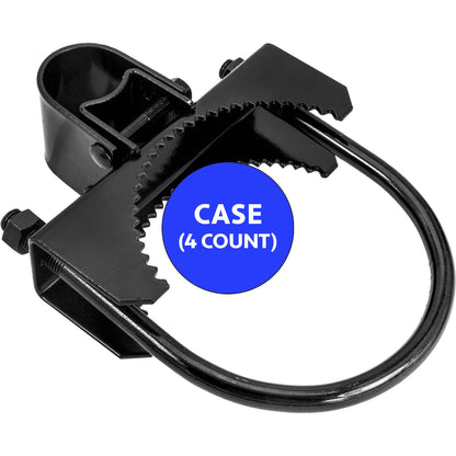 BLACK BULL DOG GATE HINGE - Commercial Heavy Duty - Chain Link Fence Gate Hinge