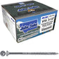 #10 Silver Star Stainless Steel Wood Screw Torx/Star Drive Head - 300 Series Stainless Steel Torx/Star Drive Wood Screws