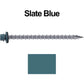 #10 x 3" Metal ROOFING SCREWS - Hex Washer Head - Self starting/self tapping - EPDM washer. Colored head.