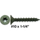 #10 Cement Board Torx/Star Head Screws SHARP POINT for Fastening Cement Backer Board/Cement Board/Tile Board - Torx/Star - T-25 Torx Head