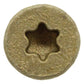 #9 x 1-1/2" - 3-1/8" Bronze Exterior Coated Wood Screw Torx/Star Drive Head - Multipurpose Exterior Coated Torx/Star Drive Wood Screws