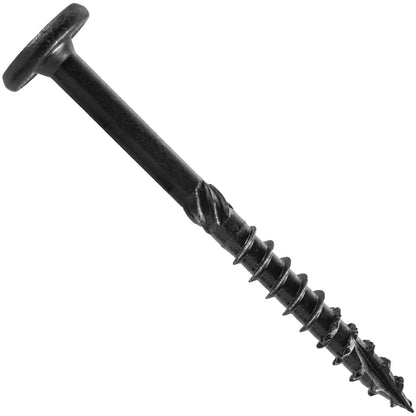 #15 Black Wafer Head Structural Lag Screws. Used for Log Construction, Timber Framing, Laminated Beams and Pole Barns Among Other Uses. T-30 Torx/Star Drive