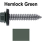 17 x 1-1/2 Metal Roofing Screws - Metal Panel to Metal Purlins and Recovery Screws - Hex Washer Head - EPDM washer.