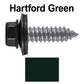 17 x 1"  Metal Roofing Screws - Metal Panel to Metal Purlins and Recovery Screws - Hex Washer Head - EPDM washer.