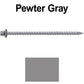 #10 x 4" Metal ROOFING SCREWS - Hex Washer Head - Self starting/self tapping - EPDM washer. Colored head.